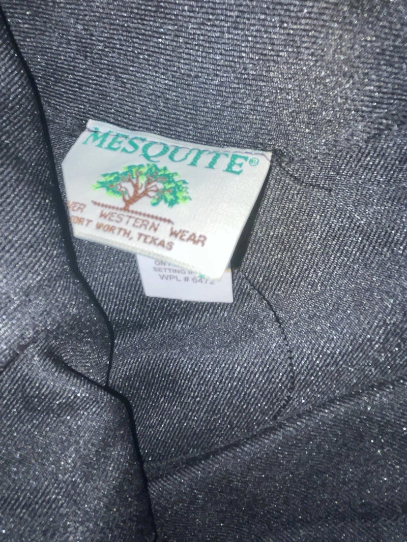 New Vintage Black Mesquite Polyester Pants #5511 XX-5