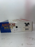New Men’s Brown American West Cowboy Boots. 1126 14 D. 8-65