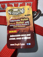New Tough 1 Red Heart Adjustable Nylon Full Halter #50-2031 3C-2