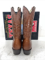 New Men’s Brown Texas Brand Cowboy Boots. 5111 10.5 10 1/2 D. 7-109