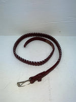 New Red Genuine Leather Tex Tan Weaved 34” Belt #02/4566 JJ-17