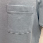 New Men’s Panhandle Blue short sleeve polo Small B-63