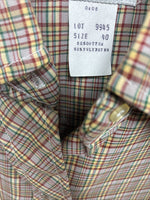 New Men’s Dickson Genkins Multiple Color Plaid Long Sleeve Pearl Snap Small J-55