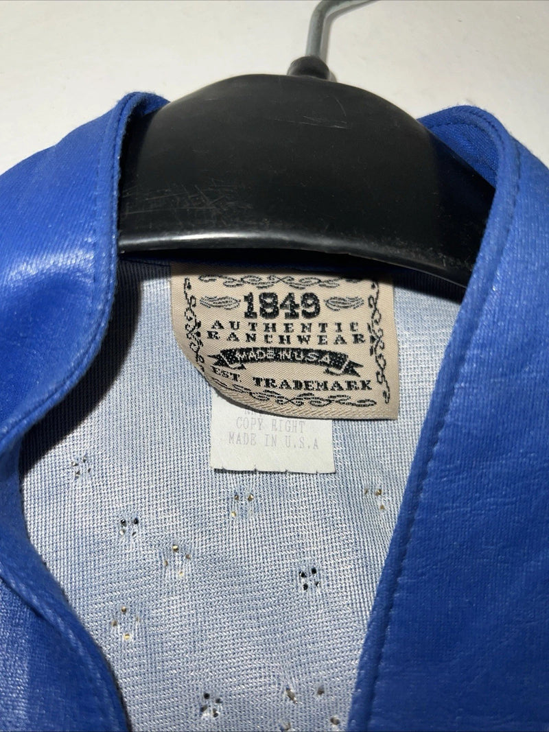New Women’s Blue 1849 Authentic Ranchwear Small Western Show Jacket UU-70