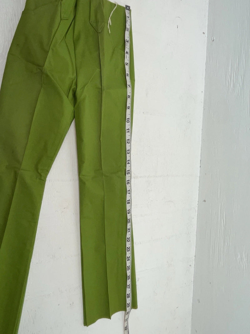 New Vintage Green Prior Polyester Pants #7391 ZZ-66