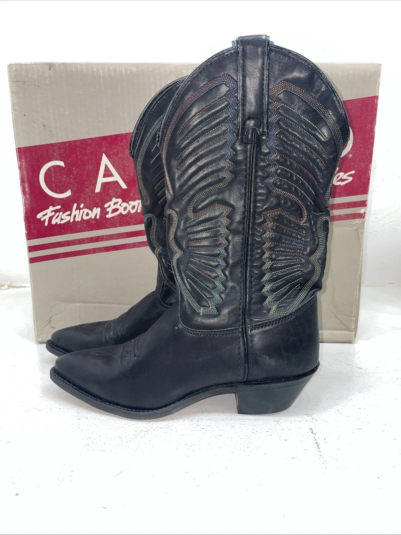 New Women’s Black Capezio Cowboy Boots. L 280 7 M. 18-44