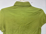 New Women’s Gordon James Green Short Sleeve Button Up Small LL-19
