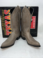 New Women’s Grey Texas Imperial Cowboy Boots. 4952 6.5 6 1/2 M. 19-141