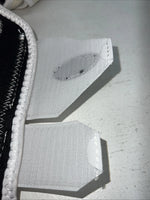 New Tough 1 Extreme Vented White Sport Boots Set Of Four Large #64-18000S HH-4