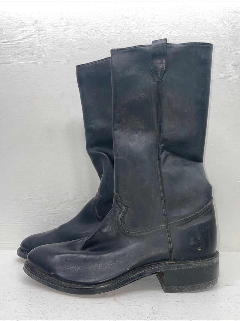 New Men’s Black Neolite Cowboy Boots. 5019 11 D. 8-72