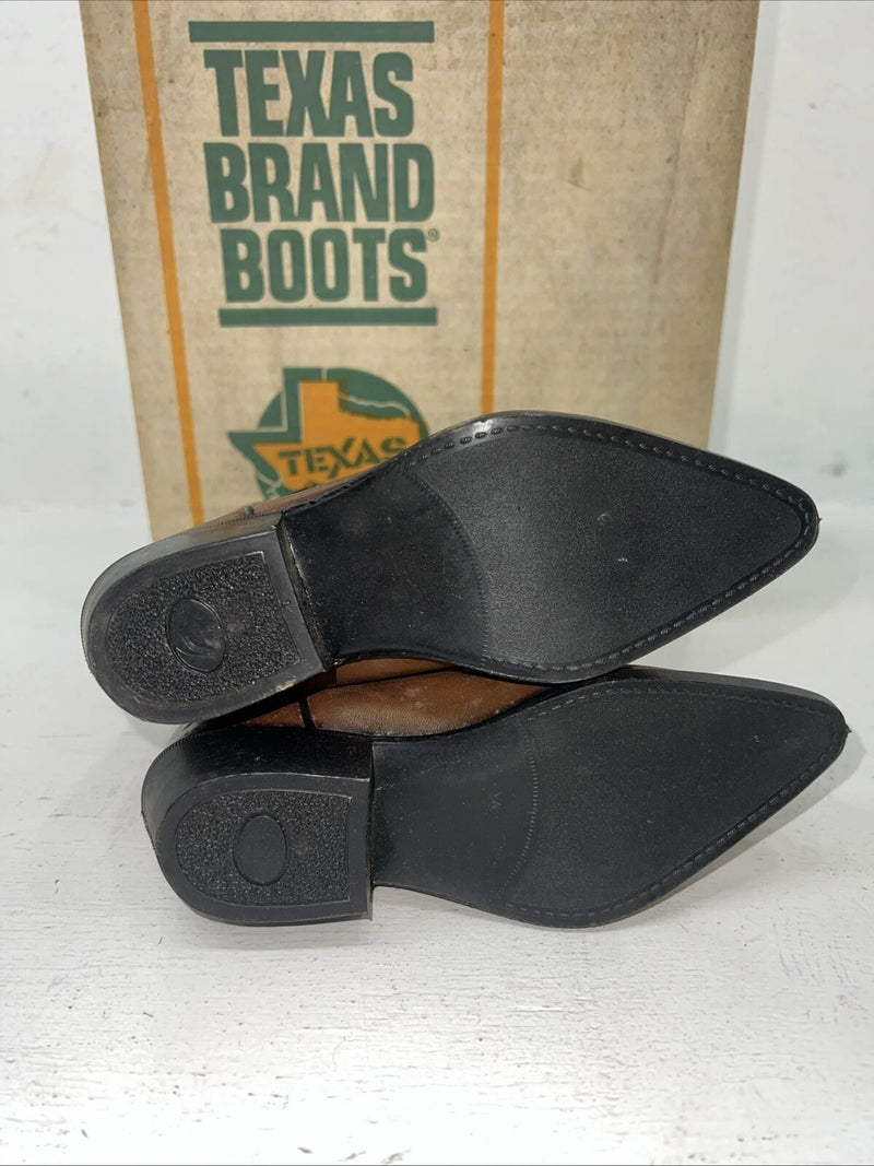 New Children’s Brown Texas Brand Cowboy Boots C191 9 D 24-20