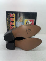 New Men’s Black Texas Brand Cowboy Boots. 5100 9 D. 4-73