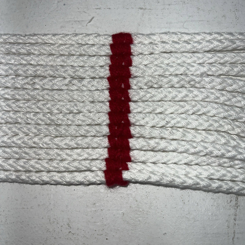 New Tough 1 White Red Mohair 33” Cinch #59-1233 U-22