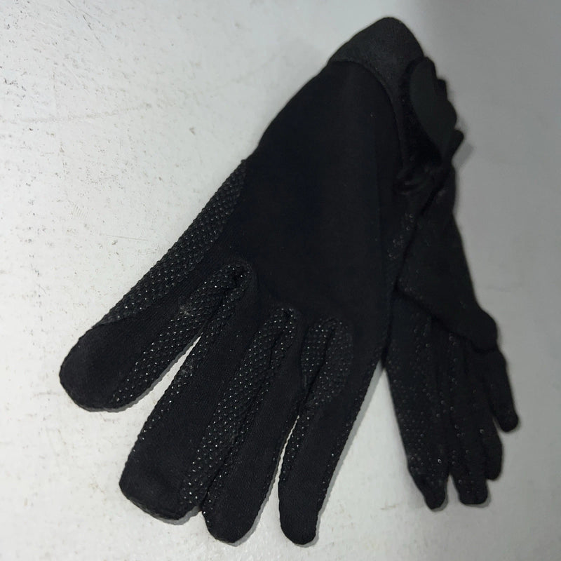 New Black Children Tuff Mate Riding And Show Gloves With Mini Dots XS E-500