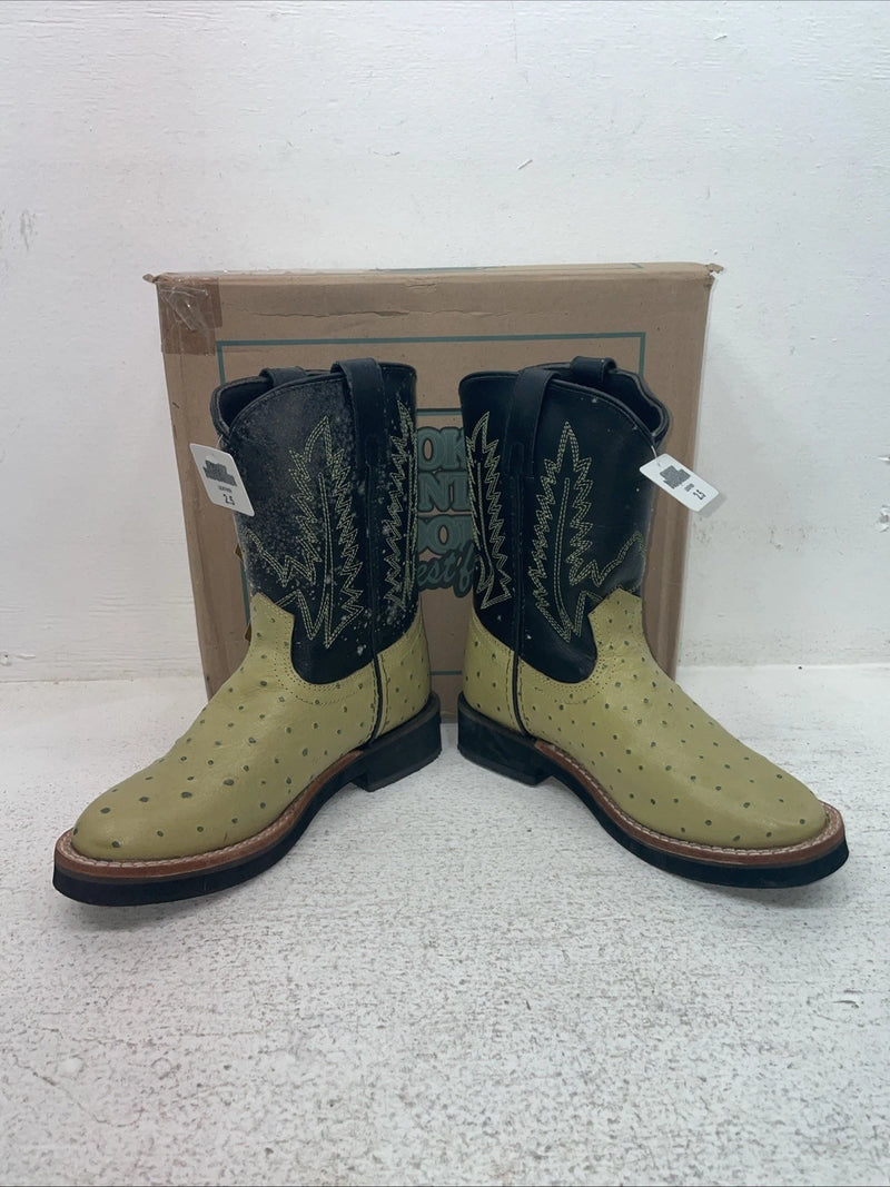 New Kids Green Smoky Mountain Cowboy Boots. 3027 C /.5 2 1/2. 23-148