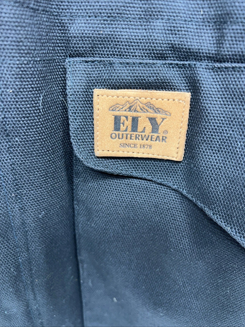 New Men’s ELY Outerwear Black Winter Jacket XL S-602