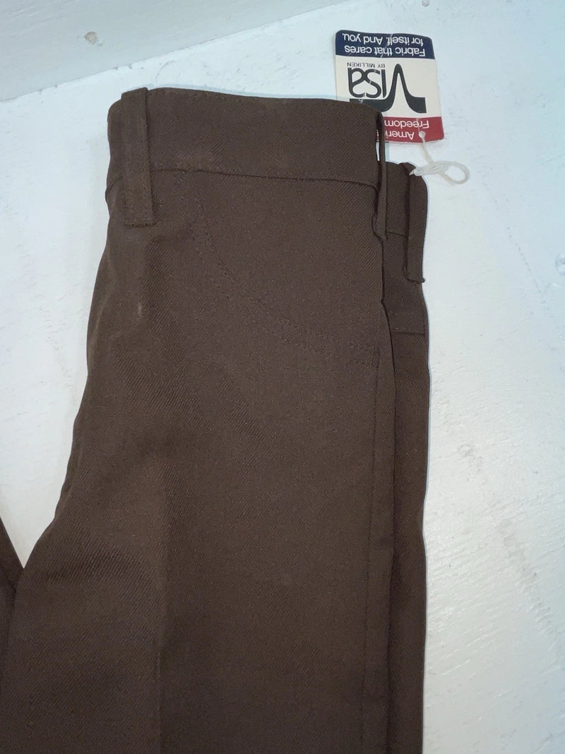 New Vintage Brown Dickson Jenkins Polyester Pants #5991 ZZ-59