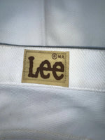 New Vintage White Lee Polyester Pants #2610810 VV-32