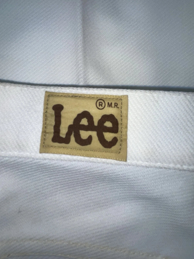New Vintage White Lee Polyester Pants #2610810 VV-32