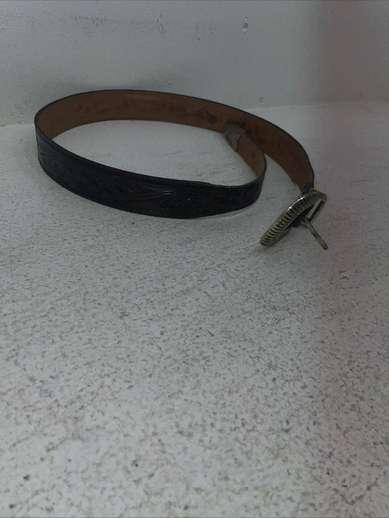 New Brown Genuine Leather Chambers Belt 34” #WA658 Z-5