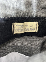 New Women’s Black Wrangler Pro Rodeo Cowboy Cut Denim Jeans. 12/34 C-25