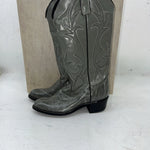 New Women’s Gray Texas Brand Cowboy Boots. L29 5.5 5 1/2 M. 20-17