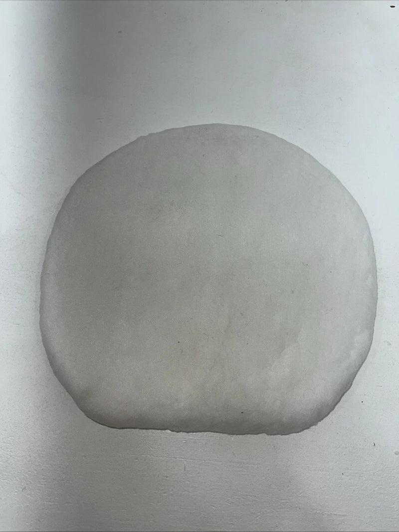 New Tough 1 White Wool Saddle Seat Cover #30-1001 PP-15