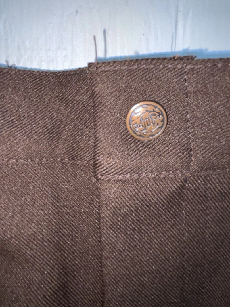 New Vintage Brown Dickson Jenkins Polyester Pants ZZ-47