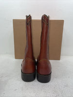 New Men’s Red Texas Brand Cowboy Boots. M 844 9.5 9 1/2 D. 4-100