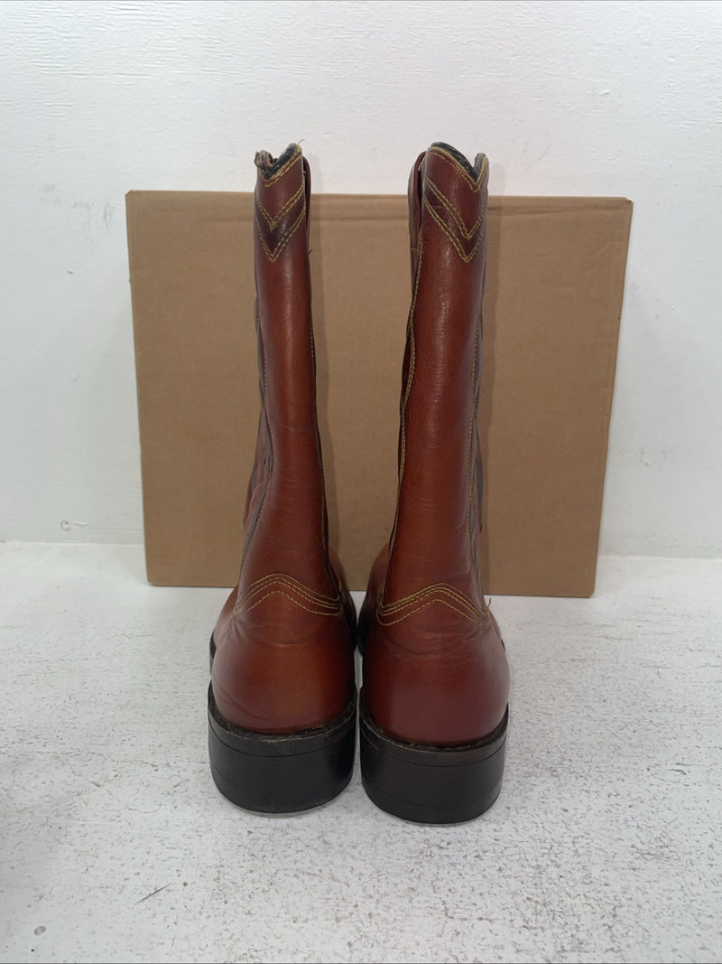 New Men’s Red Texas Brand Cowboy Boots. M 844 9.5 9 1/2 D. 4-100