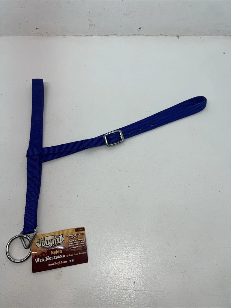 New Tough 1 Blue Nylon Web Noseband Tie down #53-9043 3C-18