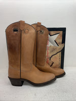 New Men’s Brown Texas Brand Cowboy Boots. 8499 9 D. 4-89