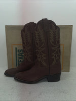 New Men’s Brown Texas Brand Cowboy Boots. 7404 9 D. 3-45