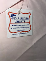 New Women’s Pink Star Rider Short Sleeve English Riding Shirt. 10 G-49