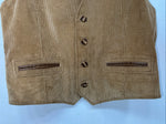 New Women’s Pioneer Wear Brown Velvet Vest 42 UU-34