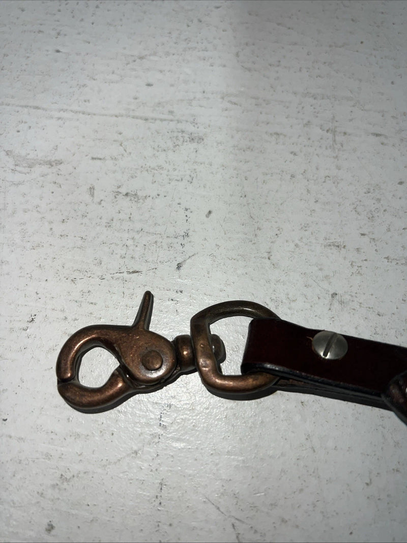 New Tough 1 Brown Leather Tooled Whither Strap #45-7768 F-500