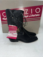 New Women’s Black Capezio Cowboy Boots. L 870  6.5 6 1/2 M. 19-92