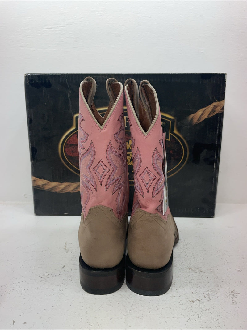 New Women’s Pink Dan Post Cowboy Boots. 3816 10 M. 8-91