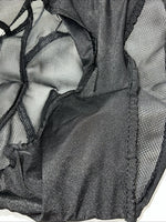 New Black Horse Fly Masks Spandex Chin H-517