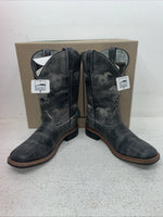 New Youth Black Smoky Mountain Cowboy Boots. 3881 Y 4. 22-74
