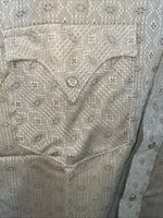 New Men’s Tem Tex Yellow Long Sleeve Pearl Snap Medium B-116
