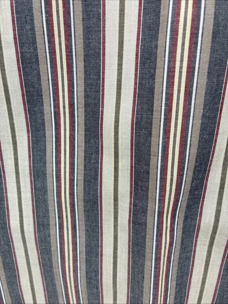 New Men’s ELY Cattleman Multicolor Stripe Short Sleeve Pearl Snap XLT R-67