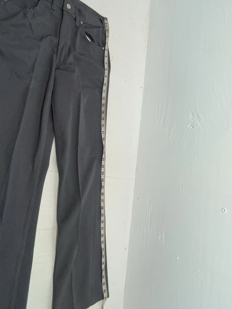 New Vintage Gray Speckled Miller Polyester Pants #2624 OO-71