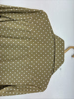 New Women’s Dickson Jenkins Green Dot Long Sleeve Pearl Snap Size 32 DD-97