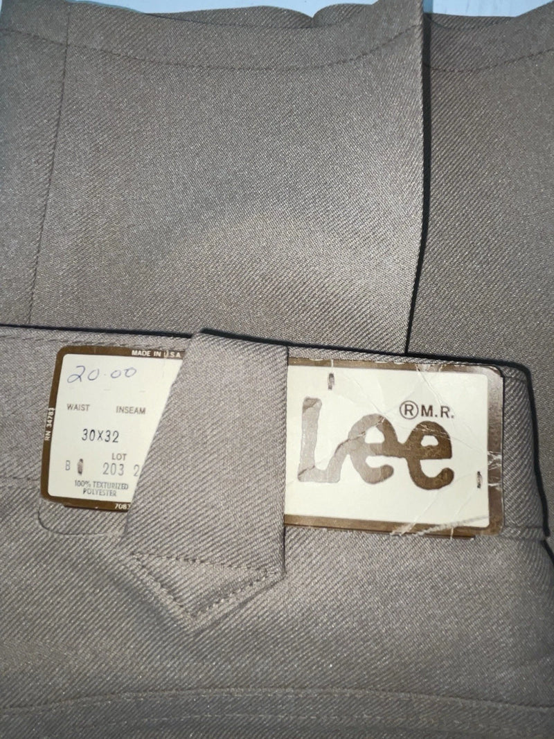 New Vintage Beige Lee Polyester Pants #2032624 3A-116