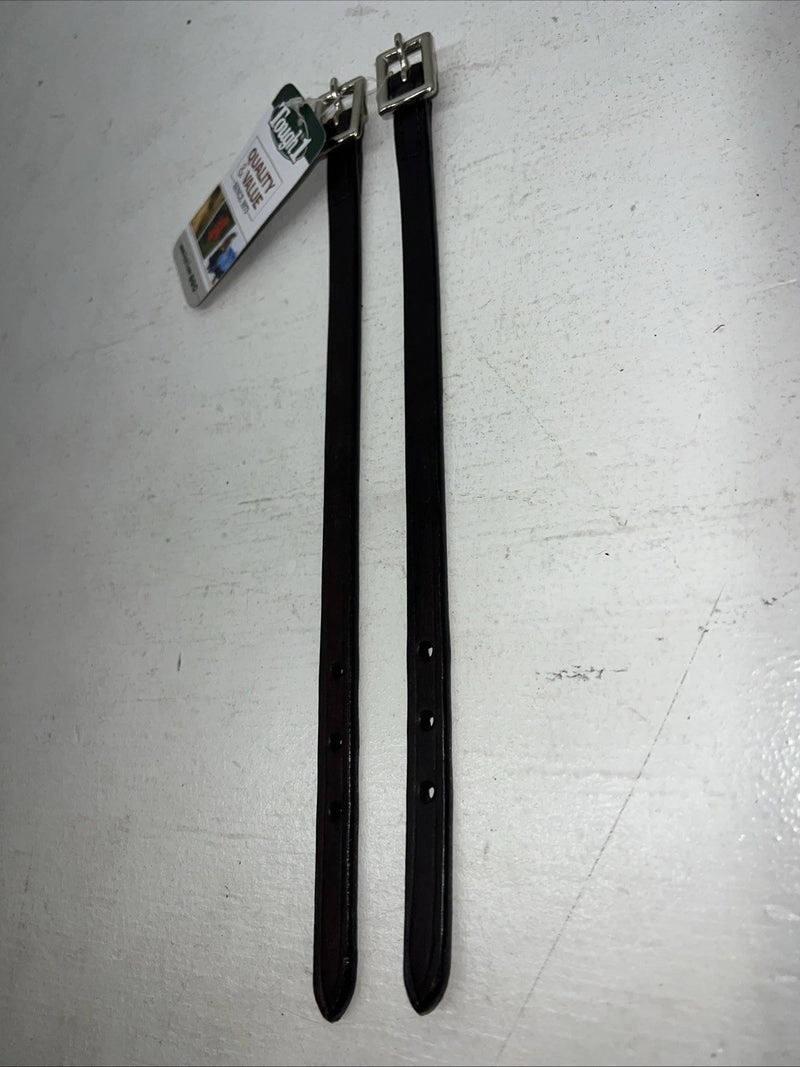 New Tough 1 Dark Oil Leather Straight Stirrup Hobble Strap #56-1132 FF-24