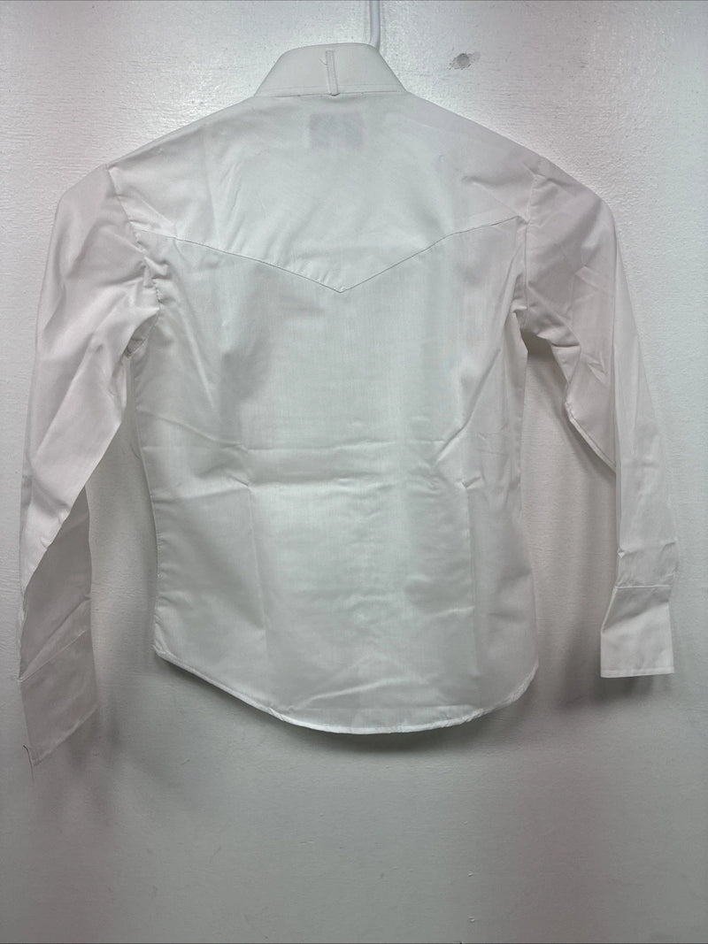 New Kids ELY Tuxedo White Long Sleeve Button Up Size Small 6-8 YY-27