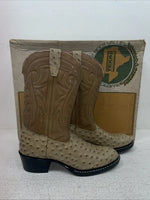 New Youth Brown Texas Brand Cowboy Boots. 2488 4.5 4 1/2 D. 24-137