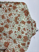 New Women’s Champion Western Floral Long Sleeve Pearl Snap Size 12 MM-46