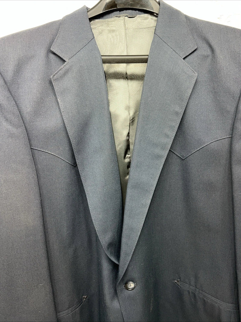 New Men’s Circle S Grey Suit Jacket 48L #CC19 WW-61